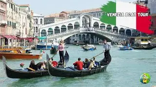 Venezia Boat Tour with Amazing Views set to Romantic Italian Music Venice, Italy Island Water Bus