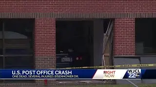 1 dead, several injured after car crashes into Savannah post office
