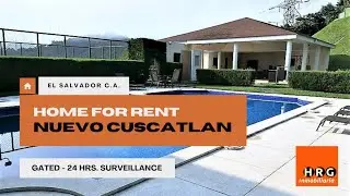 HOME FOR RENT GARDEN HILLS - SANTA ELENA ZONE - HRG INMOBILIARIA EL SALVADOR
