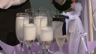 Anita és Róbert Esküvője, Polgári bevonulás, gyűrűhúzás
