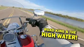 A Road King Ride Looking At The High Water