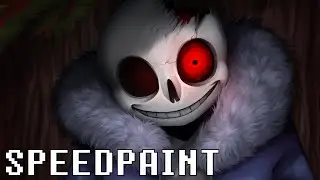 Speedpaint: Undertale AU - Horrortale Sans