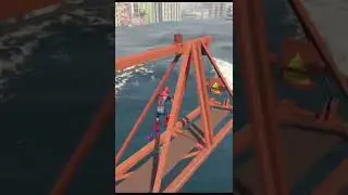GTA 5 Water Ragdolls   SPIDERMAN VS HULK Euphoria Physics  #shorts