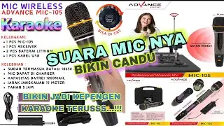 UNBOXING MIC ADVANCE 105 TERBARU-SUARA MANTAB NYA DI ATAS RATA-RATA #MICWIRELESSADVANCE105