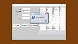 Java And MySQL - How To Insert Update Delete And Display Data In JTable [ with source code ] Part 2