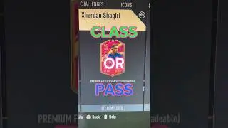 BRAND NEW FUTTIES SHAQIRI CLASS OR PASS
