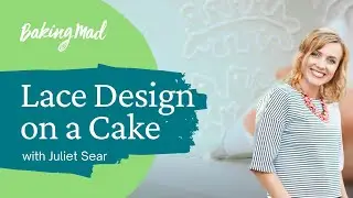 Как создать кружевной узор на торте | Baking Mad