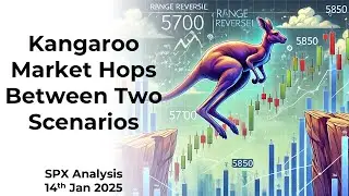 Kangaroo Market Hops Between Two Scenarios | SPX Market Analysis 14 Jan 2025