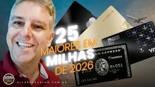 💳OS 25 MAIORES CARTÕES COM MAIOR PONTUAÇÃO EM 2026! A REVIRAVOLTA TOTAL DOS CARTÕES 