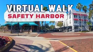 Relaxing Bay Walk in Safety Harbor Florida | 20 Minute Virtual Treadmill Walk