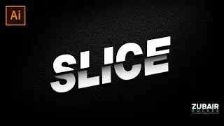 Sliced Text Effect | Adobe Illustrator CC Tutorial