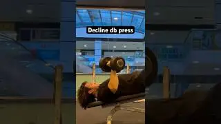 Decline dumbbell press #declinepress #chest #chestworkout #g&ouml;ğ&uuml;s #gym #bodybuilding #v&uuml;cutgeliştirme