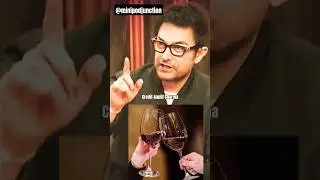😱OMG Amir khan drinking alcohol in kapil show ...🤫😱                       #shorts #funny #viral