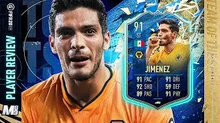 TOTS JIMENEZ PLAYER REVIEW | 91 TOTS JIMENEZ REVIEW | FIFA 20 Ultimate Team
