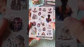 Assinatura Boho Chick com adesivos Love Paper Store