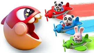 Color Airplanes Rescue Team | Airplane Adventure | Nursery Rhymes | BabyBus - Cars World