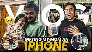 Surprising my Mom with a new iPhone! (She got emotional) | Vlog- 8