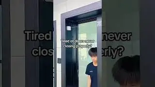 Automatic Retractable Door Closer 😳🚪 | #DoorHack #SmartGadget #ViralFinds