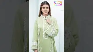 Simple Kurti designs with white laces