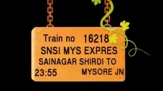 Train No  16218  Train Name SNSIMYS EXPRES SAINAGARSHIRDI PUNTAMBA BELAPUR AHMADNAGAR DAUND