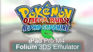 Pokemon Omega Ruby - Folium, iOS 3DS Emulator, JIT Enabled (iPad Pro M4)