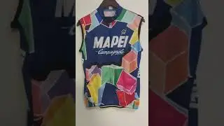 Mapei retro cycling vest