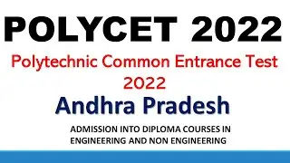 AP POLYCET 2022 - Syllabus - Exam Date -  paper pattern - POLYCET 2022 - CEEP 2022