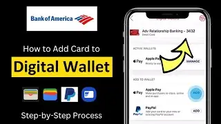 Add BOA card to Digital Wallet | Add Bank of America Card to Apple Pay or Google Pay Digital Wallet