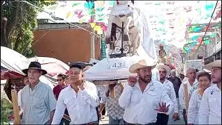 Entrada de la Procesión de Traslado de las Veneradas Imágenes de Jiutepec, Morelos.