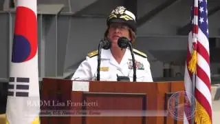 USSGW Carrier Strike Group Arrives in Busan