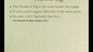 Keyword Tutorial #3: Keyword Placement-Optimizing a Web Page