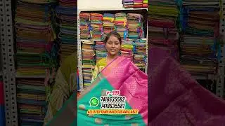₹-599 Kanchipuram Soft Silk sarees Collection #saree #elampillai #sareelive
