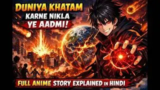 Duniya Khatam Karne Nikla Ye Aadmi 😈 | Full Anime Story Explained in Hindi