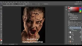 Photoshop Tutorial | How to make a horror face with Photoshop CC