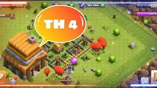 Town Hall 4 Best Attack Strategy || TH-4 balloon attack || clash of clans