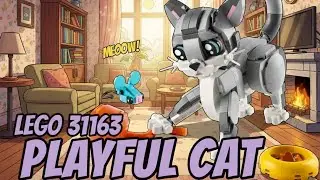 LEGO 31163 Playful Cat Timelapse build