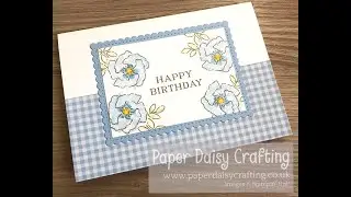 Inspiring Iris birthday card - video tutorial