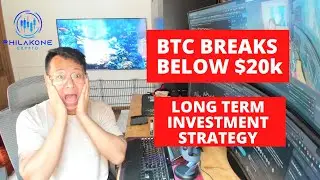 June 30 BTC UPDATE, DROP TO $19.5k, LONG TERM DCA INVESTMENT STRATEGY