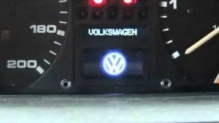 VW golf 2 digital dashboard