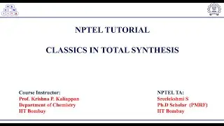 Tutorial 2 - Classics in Total Synthesis