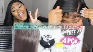 $30 Quickweave WITH closure| Organique Bali Wave