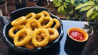 СЫРЫЕ БАНАНОВЫЕ КОЛЬЦА СУДЖИ | ДЖАЙНСКИЕ ЗАКУСКИ | ХРУСТЯЩИЕ КОЛЬЦА БЕЗ ЛУКА И ЧЕСНОКА | ОЧЕНЬ ПРОСТАЯ ЗАКУСКА | ДЖАЙНСКАЯ ЗАКУСКА
