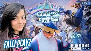 FUN STREAM WITH FALLI PLAYZ🎅🏻| 1v1 & WOW🤗 | ROAD TO 2K #bgmilive #pubg #scrims #bgis #iphone #bgmi