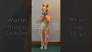 Bingo Costume that is Warm, Soft, and Good Quality! Dress Up as Bingo for Halloween!