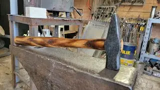 Cross peen heat treat-  Blacksmith shop live @ Red Maple Forge -23/APR/25