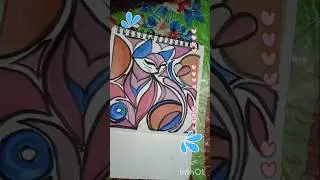 Abstract paws, dreamy claws - #ArtVibes #AbstractCat #ColorfulSketch #CreativeFlow #CatLoversArt