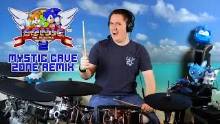 One Of The Best Mystic Cave Zone Remixes I Have Ever Heard On Drums!
