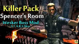 Resident evil 5 Killer Pack Mercenaries Mode with Wesker Boss Mod - Spencer's Room