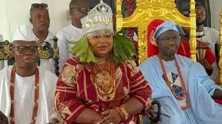 ALAAFIN CROWNS NEW ERELU OBA OF YORUBALAND  -  WHO IS DR. BECKY OLUBUKOLA 
