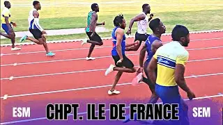 Chpt. Ile de France - 100m  ESM / SEM